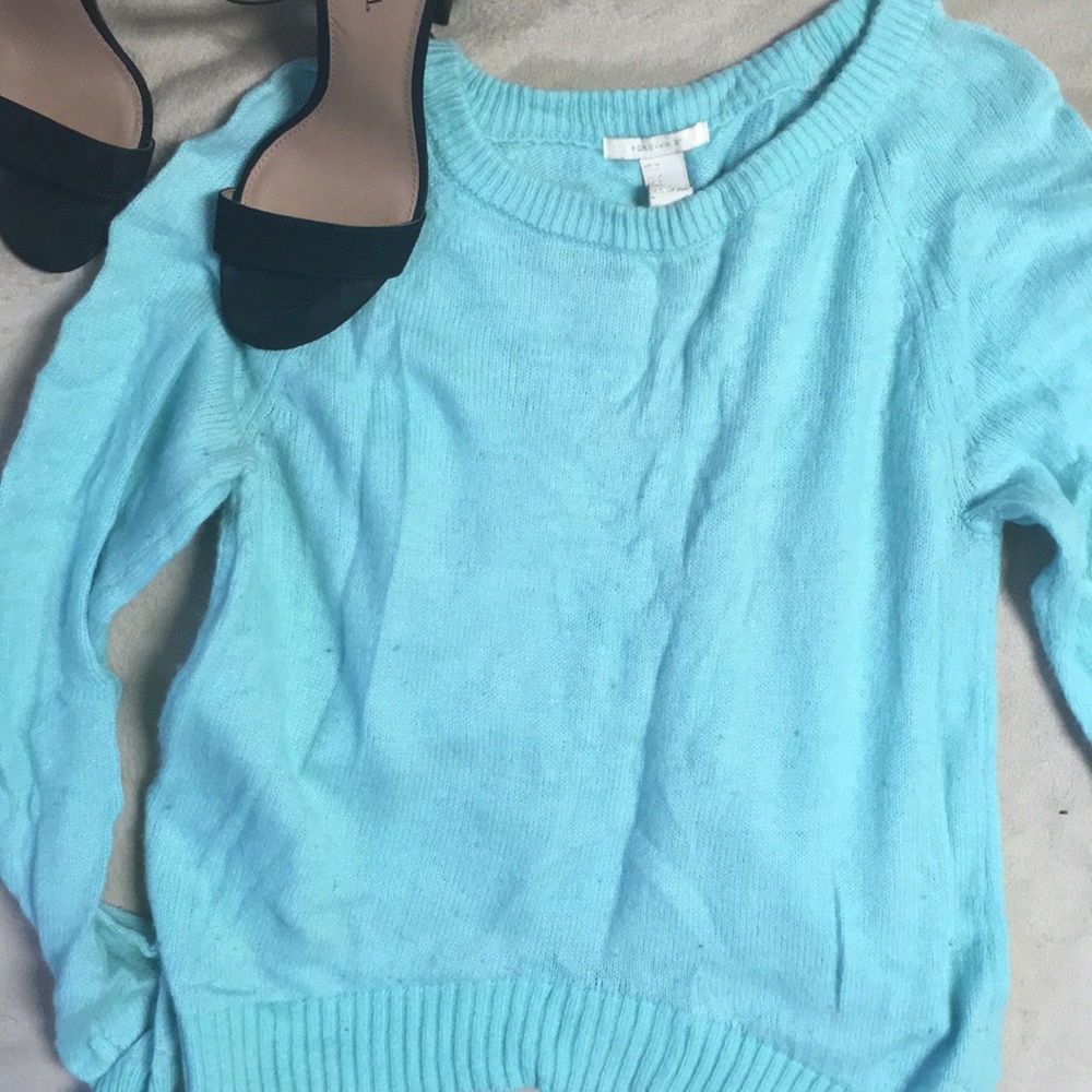 Soft blue sweater